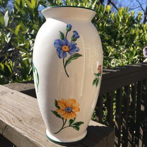 Tiffany & Co. Floral Porcelain Vase
